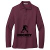 Ladies Silk Touch™ Long Sleeve Polo Thumbnail