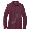Ladies Silk Touch™ Long Sleeve Polo Thumbnail