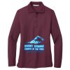 Ladies Silk Touch™ Long Sleeve Polo Thumbnail