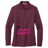 Ladies Silk Touch™ Long Sleeve Polo Thumbnail
