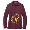 Ladies Silk Touch™ Long Sleeve Polo Thumbnail