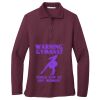 Ladies Silk Touch™ Long Sleeve Polo Thumbnail