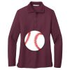 Ladies Silk Touch™ Long Sleeve Polo Thumbnail