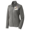Women's Heather Microfleece Full Zip Jacket Thumbnail