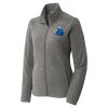 Women's Heather Microfleece Full Zip Jacket Thumbnail