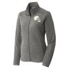 Women's Heather Microfleece Full Zip Jacket Thumbnail