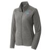 Women's Heather Microfleece Full Zip Jacket Thumbnail