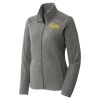 Women's Heather Microfleece Full Zip Jacket Thumbnail