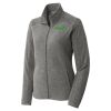 Women's Heather Microfleece Full Zip Jacket Thumbnail