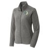 Women's Heather Microfleece Full Zip Jacket Thumbnail