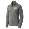 Women's Heather Microfleece Full Zip Jacket Thumbnail