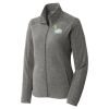 Women's Heather Microfleece Full Zip Jacket Thumbnail