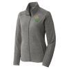 Women's Heather Microfleece Full Zip Jacket Thumbnail