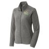 Women's Heather Microfleece Full Zip Jacket Thumbnail