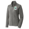 Women's Heather Microfleece Full Zip Jacket Thumbnail