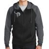 Sport Wick ® Varsity Fleece Full Zip Hooded Jacket Thumbnail