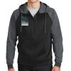 Sport Wick ® Varsity Fleece Full Zip Hooded Jacket Thumbnail