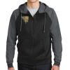 Sport Wick ® Varsity Fleece Full Zip Hooded Jacket Thumbnail
