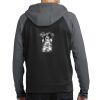 Sport Wick ® Varsity Fleece Full Zip Hooded Jacket Thumbnail