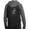 Sport Wick ® Varsity Fleece Full Zip Hooded Jacket Thumbnail