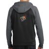Sport Wick ® Varsity Fleece Full Zip Hooded Jacket Thumbnail