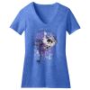 Women's Perfect Blend ® CVC V Neck Tee Thumbnail